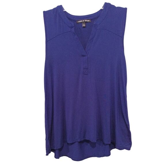 CABLE & GAUGE Blue Tank Top Women's Size SMALL - Picture 1 of 4